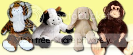 Plush Animals from Create-A-Book