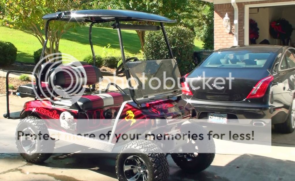 Custom Gamecock Golf Cart Photo by kiwicock Photobucket