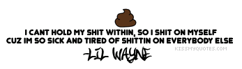 lil wayne quote graphics